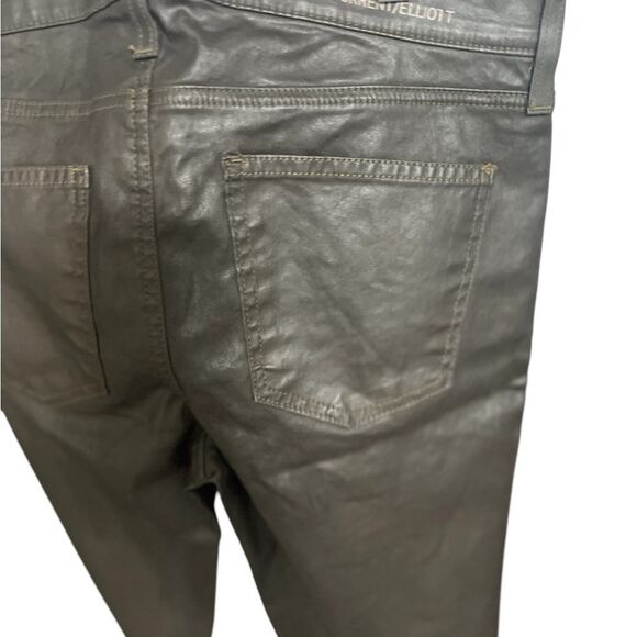 Current/Elliott Coated gray brown ankle skinny jeans 30 mid to low rise - Picture 14 of 14